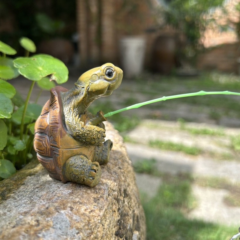 Marine Fish Tank - Schildpadvissen, aquariumdecoratie, creatieve Chinese rotslandschap, waterdispenser,