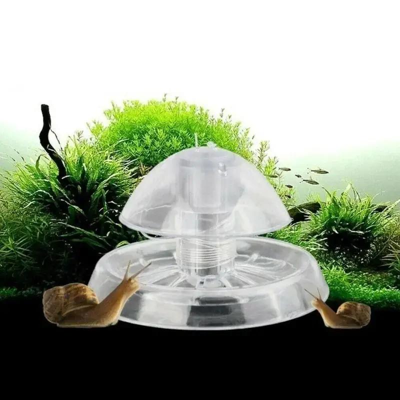 Ocean Aquarium - 2026 Nieuwe 6/8CM Transparante Plastic Slakkenval