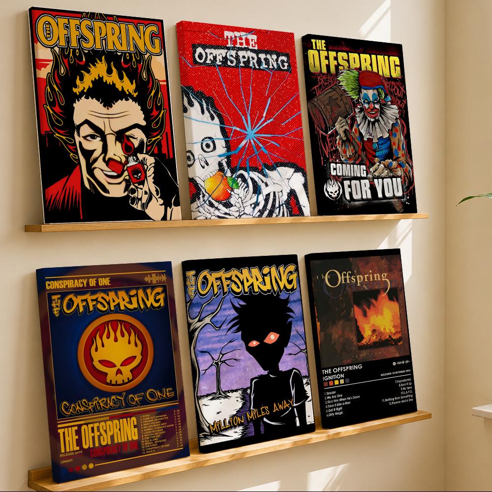 Live Rock - Alternatieve rockband O-The Offspring, een canvasposter