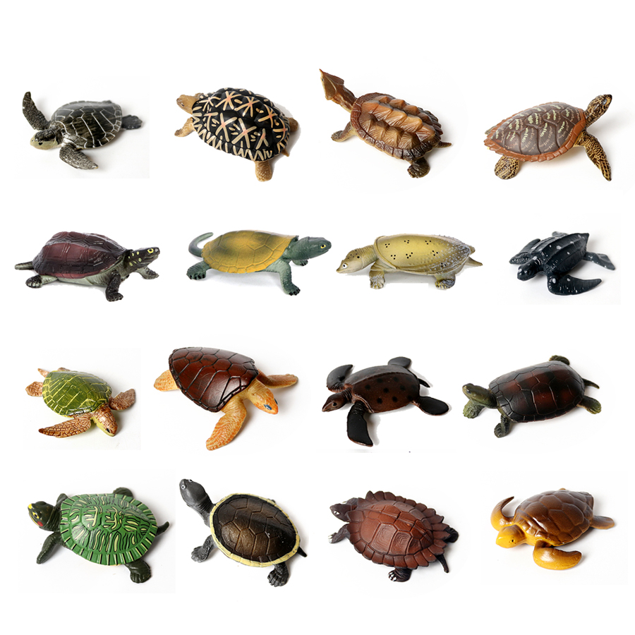 Marine Fish Tank - Realistische Miniaturen Zeeleven Zeeschildpad Model Oceaandier