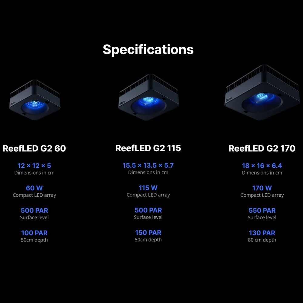 RedSea ReefLED G2 60/115/170 N - Reef Lighting recensie en prijs