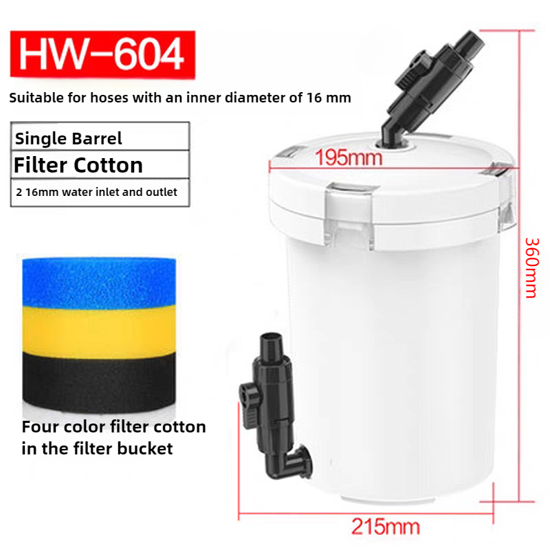 HW-604 Aquariumfilter Emmer Vi - Reef Tank Filter recensie en prijs