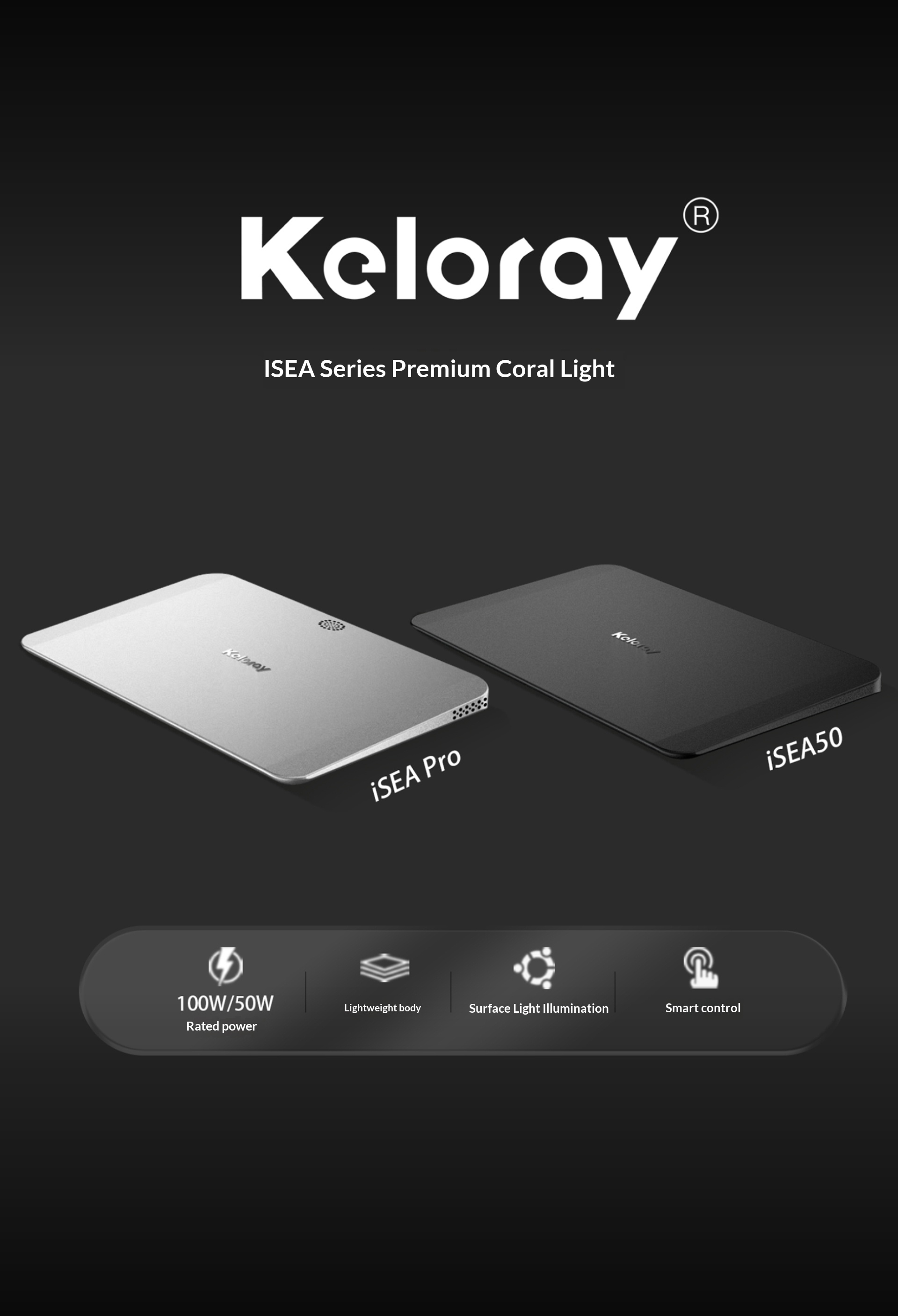 Keloray iSEA50/Pro volledig sp - Reef Lighting recensie en prijs