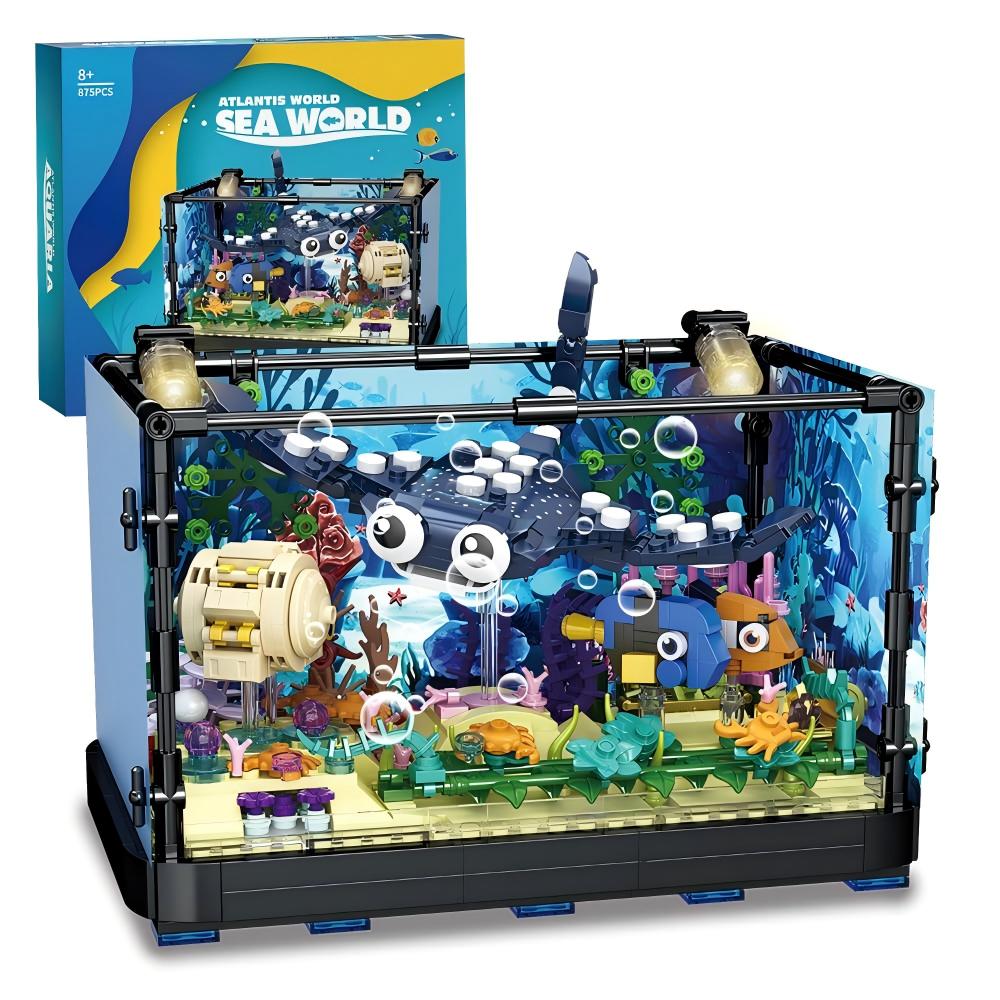 Visaquarium bouwset - Zeeaquar - Marine Aquarium Cube recensie en prijs
