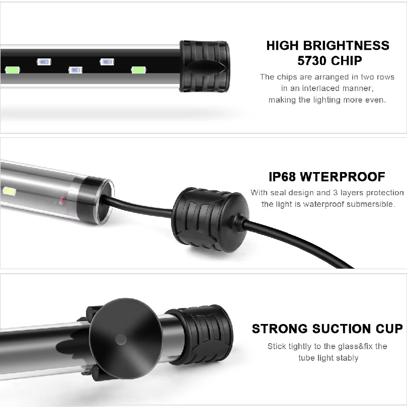 220V LED-lichtstrip voor aquar - Aquarium Marine Lights recensie en prijs