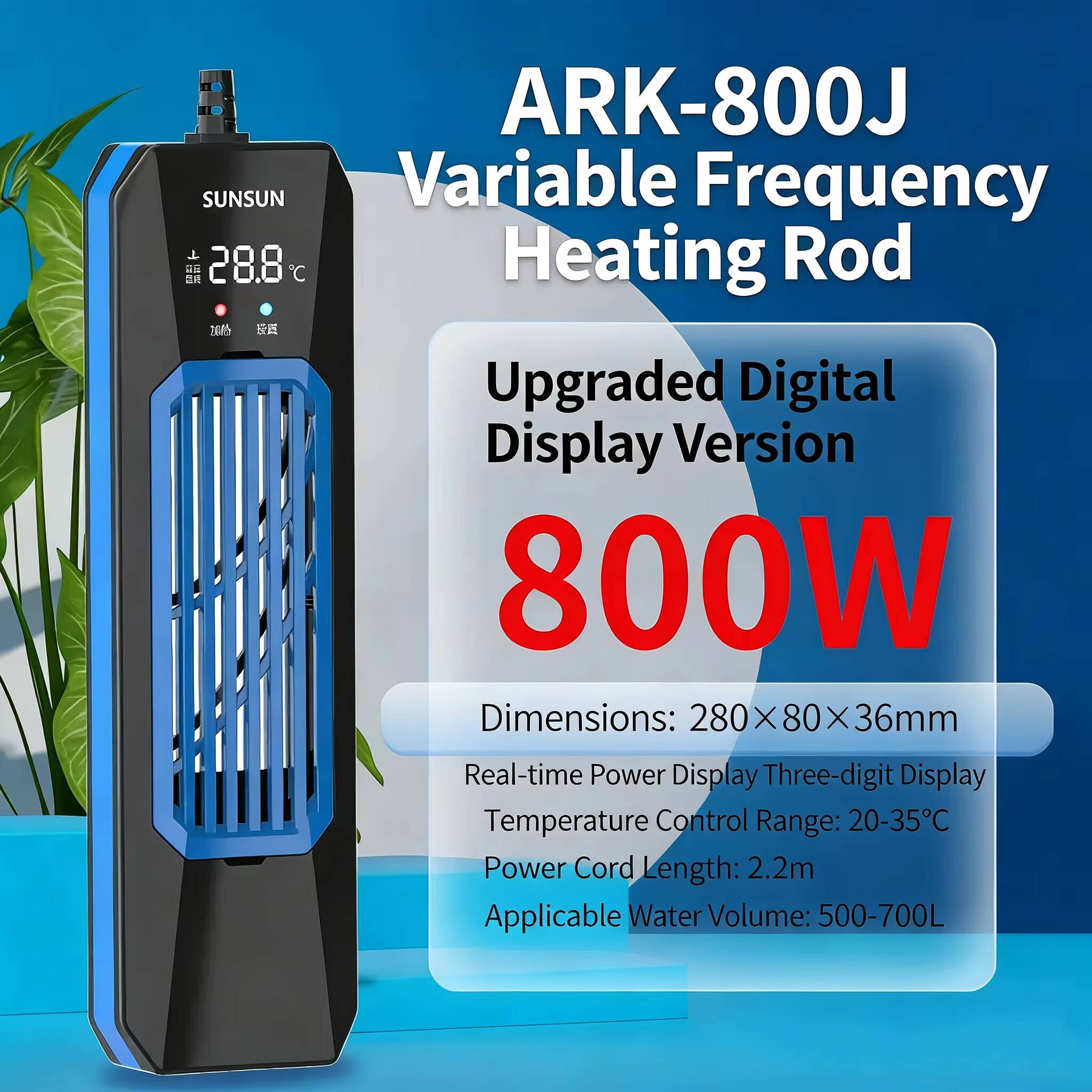 50-1000 W NIEUWE SUNSUN PTC AR - Reef Tank Filter recensie en prijs