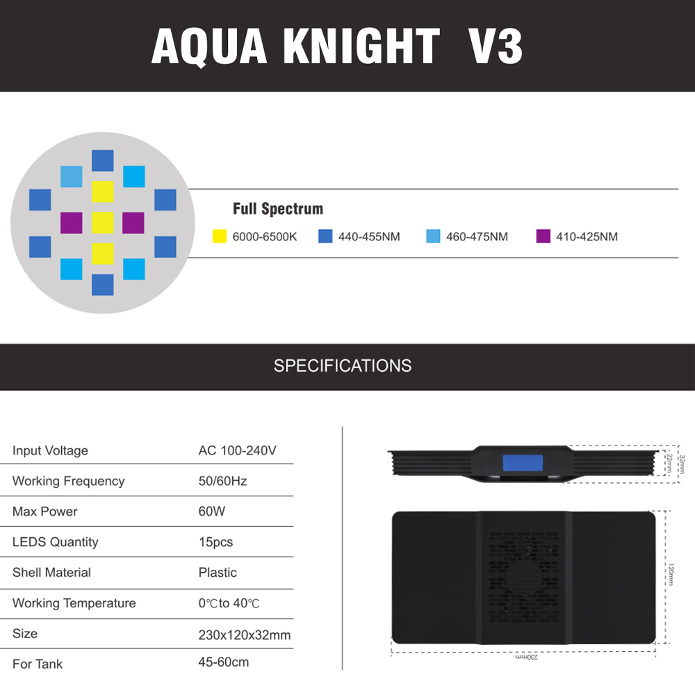 60 W Aquariumlicht Marine Reef - Reef Lighting recensie en prijs